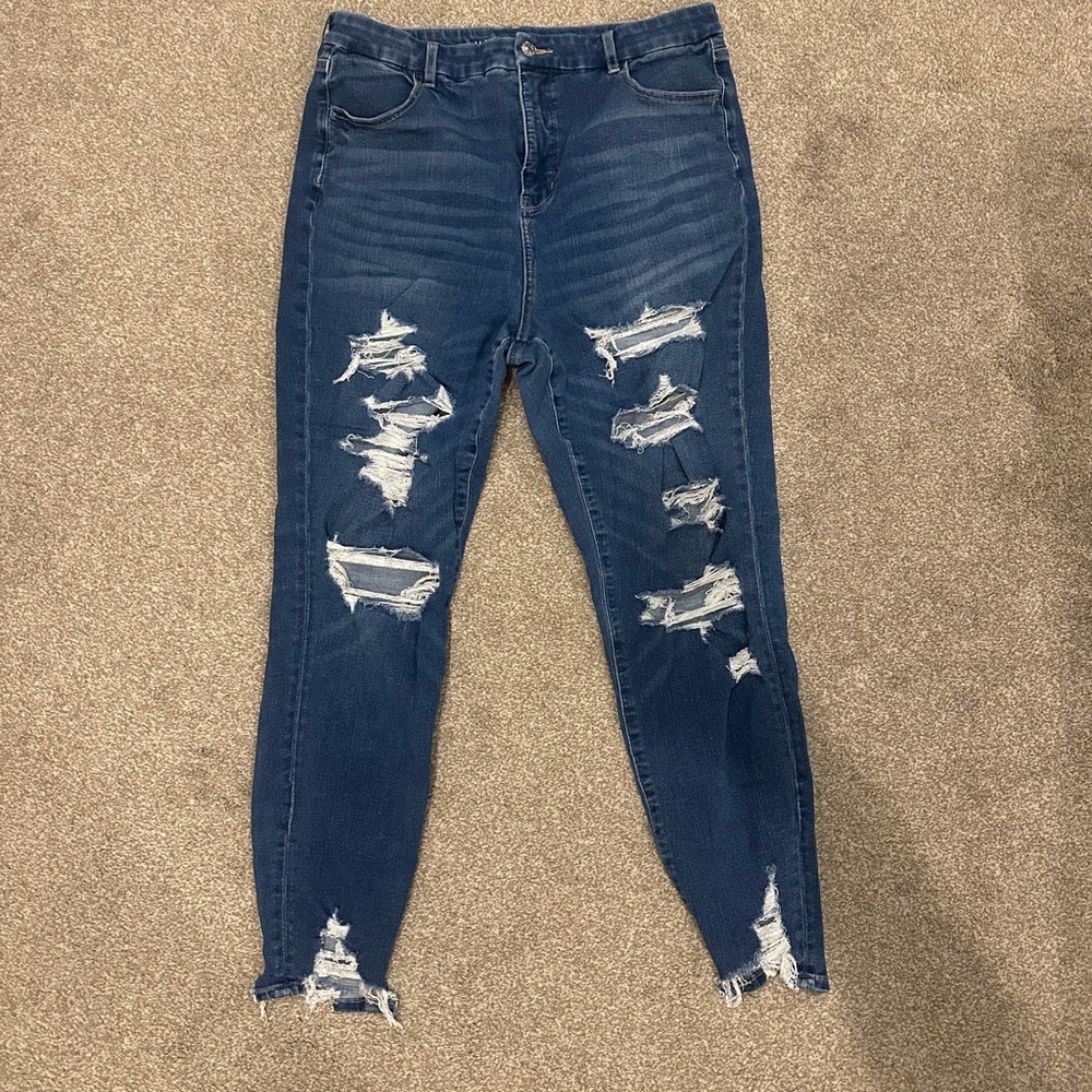 AEO Jean- Curvy Super Hi-Rise Jegging DREAM JEAN
